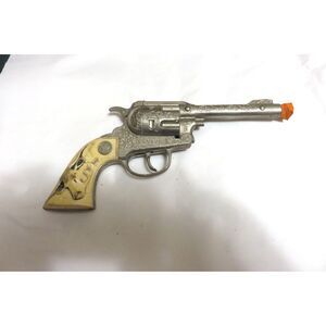 VINTAGE HUBLEY TEXAN JR. 50'S ERA CAP PISTOL 9 " MADE IN USA